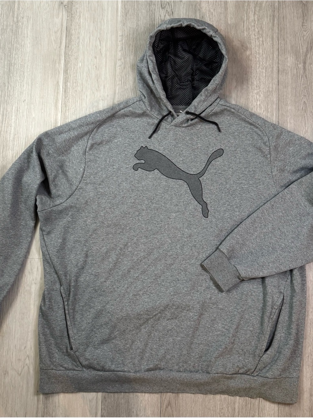 Puma Men’s Gray Hoodie Sweatshirt Size 4XL